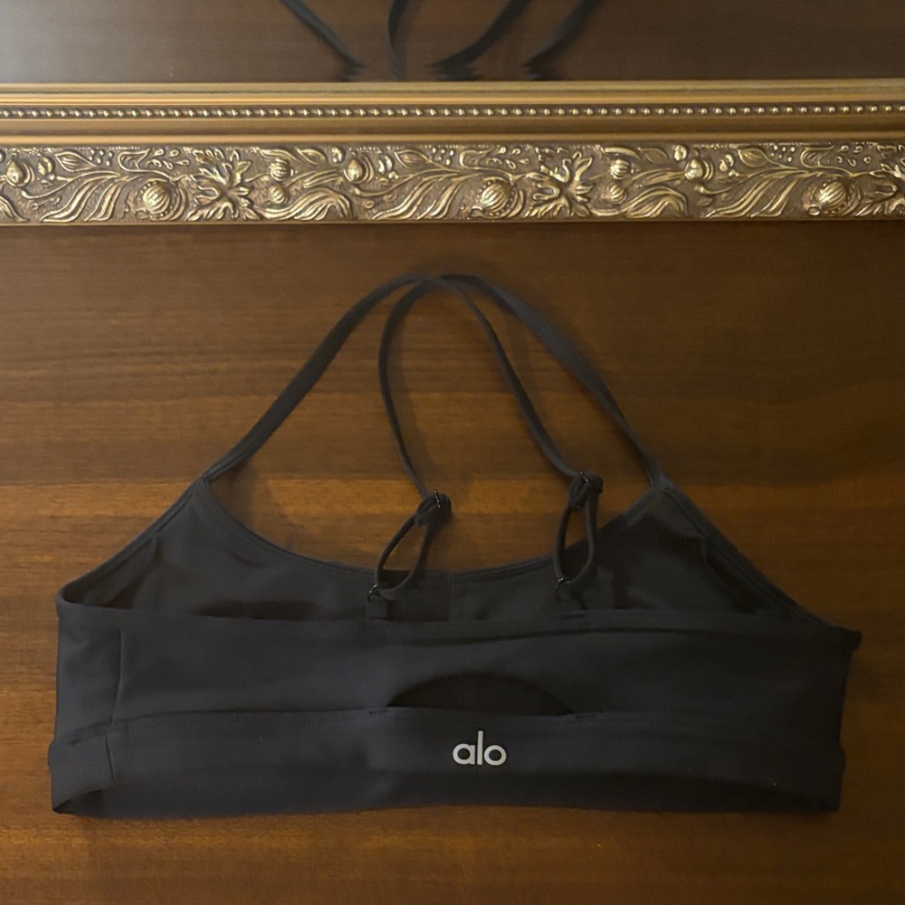 Alo Black Sports Bra Top - Black